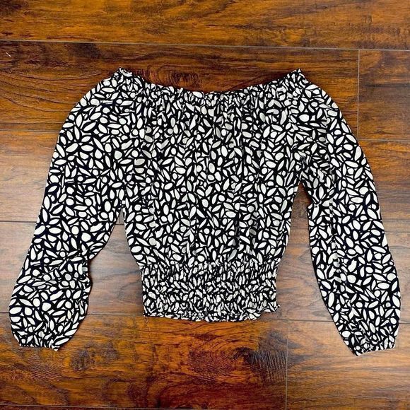Michael Kors Off The Shoulder Blouse Size XS - Picture 1 of 5